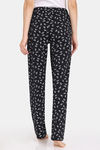 Rosaline Bloom Fest Knit Cotton Pyjama (Pack of 2) - Black Pink — thumbnail 9